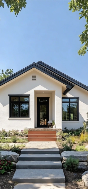 ADU Made Right detached ADU with landscaped front yard and modern residential design in Los Angeles